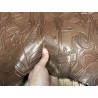 Peau de cuir de chèvre grain sovietico brun noisette - maroquinerie - Cuir en Stock