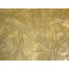 Peau de cuir de chèvre grain sovietico miel - maroquinerie - Cuir en Stock
