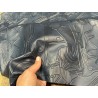 Peau de cuir de chèvre grain sovietico bleu nuit mat - maroquinerie - Cuir en Stock