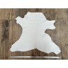 Peau de cuir de buffle véritable blanc 2ème choix - Maroquinerie - Cuir en Stock