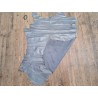 Peau de cuir de porc métallisé argent - Gris - Cuirenstock
