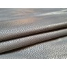 Peau de cuir de porc métallisé argent - Gris - Cuirenstock