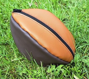 Box DIY La trousse de toilette RUGBY en cuir recyclé - à coudre soi-même - Cuir en Stock