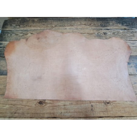 Grand morceau de vache tannage végétal craquelé - Cuir en Stock
