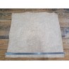 Morceau de collet de vache naturel sable – nubuck effet froissé