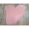 Peau de veau velours effet perforé - rose pastel- cuirenstock