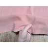 Peau de veau velours effet perforé - rose pastel- cuirenstock
