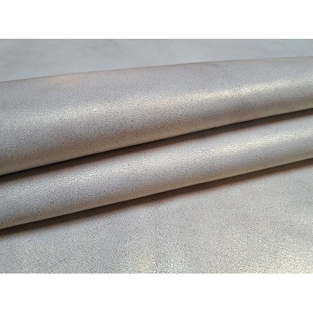Peau de veau velours vintage nacrée - musca - maroquinerie - Cuir en stock