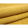 Peau de veau velours effet perforé - jaune - cuir en stock