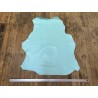 Peau de cuir d'agneau lisse vert amande - Cuir en Stock