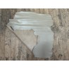 Peau de cuir d'agneau lisse greige - Cuir en Stock