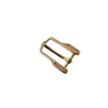 Boucle de ceinture demi-rond - laiton - 15 mm - bouclerie - accessoire - Cuir en Stock