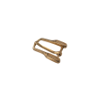 Boucle de ceinture demi-rond - laiton - 15 mm - bouclerie - accessoire - Cuirenstock