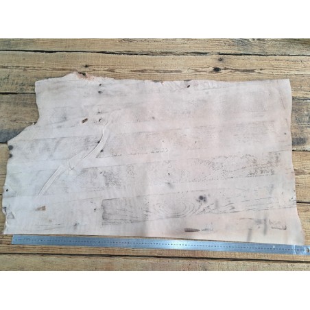 Demi croûte de cuir de vache tannage végétal naturel - doublure - Cuirenstock