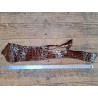 Peau de crocodile brun rouge - Cuir en Stock