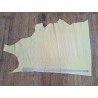 Morceau de cuir de taurillon - Jaune anis - cuirenstock