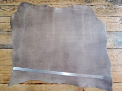 Collet de vache bison nuancé 3,4 mm tannage végétal