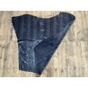 Peau de veau velours serpent - gris anthracite - maroquinerie - cuir en stock