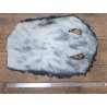 Peau de galuchat - perle centrale - cuir exotique - or antique - Cuirenstock