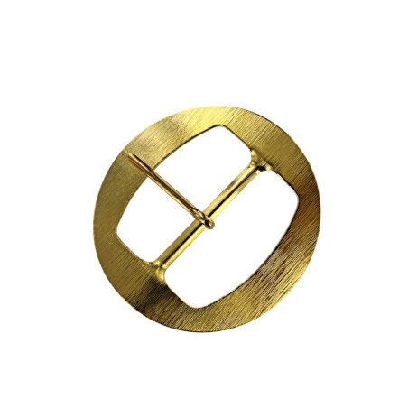 Grande boucle ronde - laiton - 45 mm - ceintures - bouclerie - cuir en stock