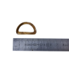 passants rectangulaire en plastique - brun - 25mm - cuir en stock