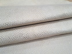 Peau de cuir de chèvre serpent beige - doré - maroquinerie - cuir en stock