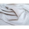 Peau de cuir d'autruche blanc poudré - picots luxe - Cuir en Stock