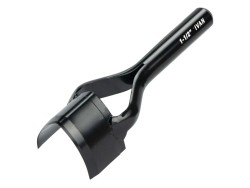 Poinçon professionnel pour sangles - Coupe triangulaire 45mm - IVAN - emporte pièce a frapper - pointe anglaise - Cuir en Stock