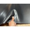 Demi-peau de cuir de veau BOX lisse - tannage ferme - bleu nuit - Cuir en Stock