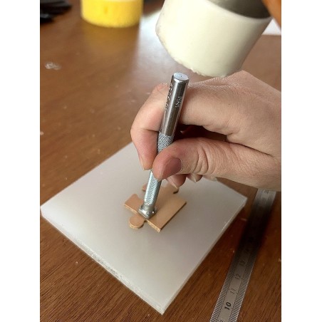 Jeu de matoirs alphabet et chiffres 37 pièces – 6,5 mm – marquage cuir tannage végétal – Ivan