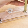 Réglette guide en acrylique pour matoirs - outils pour le travail du cuir - Cuir en Stock