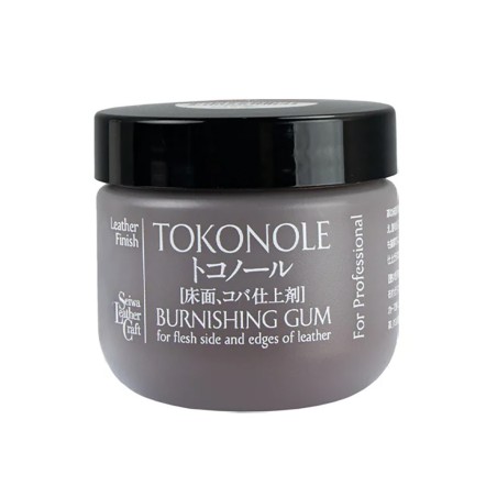 Tokonole - gomme de finition des tranches - finition brun - Cuir en Stock