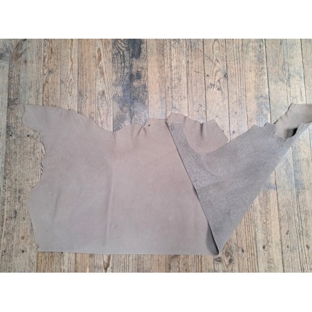 Demi-peau de veau - beige sable - maroquinerie - ameublement - Cuirenstock