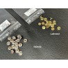 Lot de 5 boutons pression Line 16 – 10 mm - laitonné - Cuir en Stock