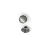Lot de 5 vis chicago bombé - argent vieilli - Cuir en Stock