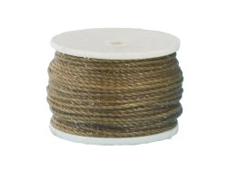 Canette de fil poissé / ciré (pour alêne à coudre) - NATUREL - Cuir en Stock