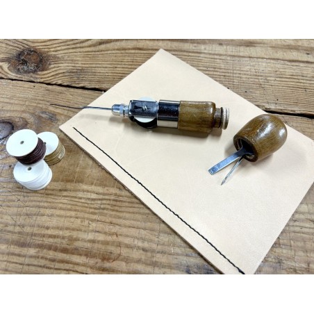 Aiguille - Rechange pour alêne à coudre avec canette - Cuir en Stock