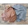 Chutes de morceaux de cuir de cerf - taupe - brun - bijoux - accessoires - maroquinerie - Cuir en Stock