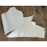 Demi-peau de cuir de veau BOX lisse - tannage ferme - ivoire - Cuir en Stock