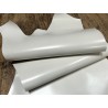 Demi-peau de cuir de veau BOX lisse - tannage ferme - ivoire - Cuir en Stock