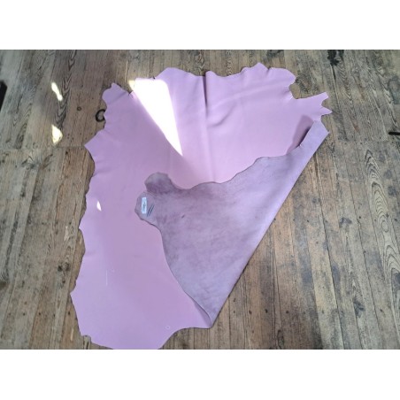 peau entière - taurillon - rose blush - cuirenstock