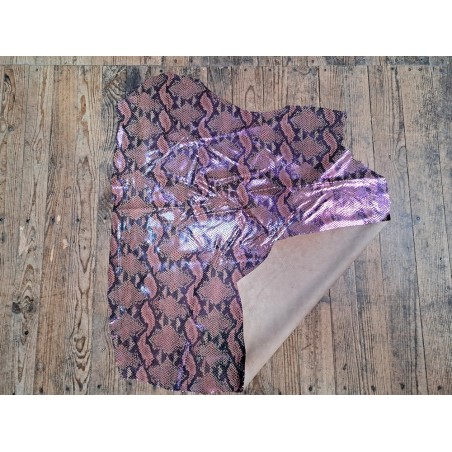 peau de veau - serpent - holographique - maroquinerie - Cuirenstock