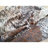 demi peau - vache - poils tachetés - chevrons - maroquinerie - vêtement - cuirenstock