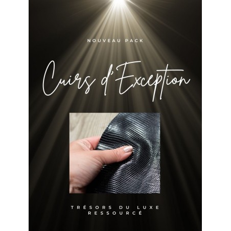Pack Cuirs d’Exception – Peaux rares et exotiques de luxe | Cuir en Stock