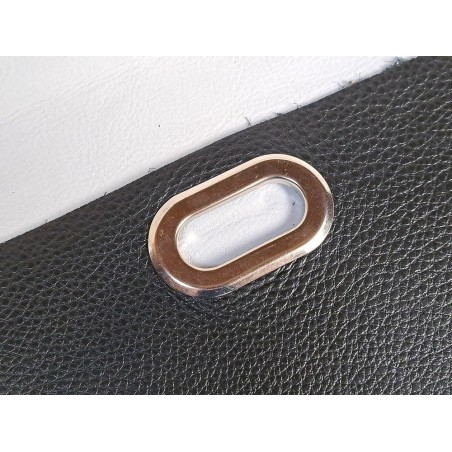 Oeillets à griffes ovales - Nickelé - 4.2 cm - Cuir en Stock
