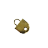 Départ de poignée à riveter - 7 mm - laiton - maroquinerie - accessoire - Cuir en stock