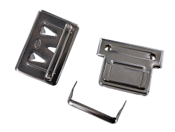 Fermoir de sac - tuck- nickelé - accessoire - maroquinerie - Cuirenstcok