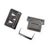 Fermoir de sac - tuck- nickelé - accessoire - maroquinerie - Cuirenstcok