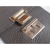 Fermoir de sac - tuck- nickelé - accessoire - maroquinerie - Cuirenstcok