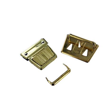 Fermoir de sac - tuck- laiton - accessoire - maroquinerie - Cuirenstcok